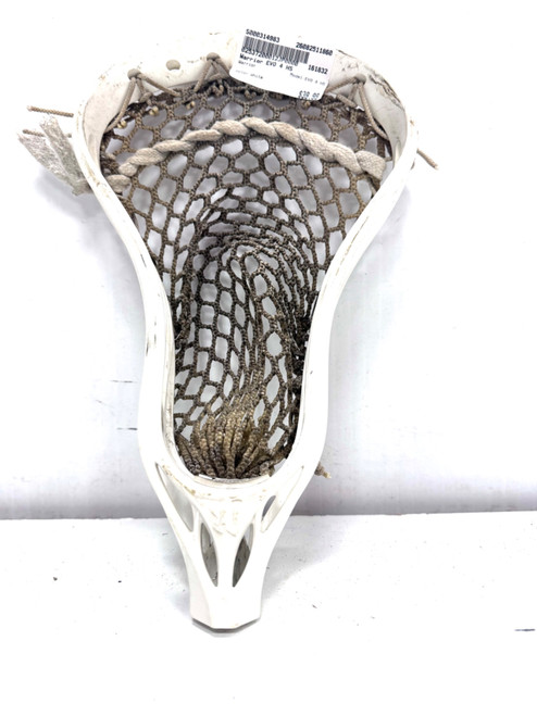 Vist Large View of Product Image Which is Used Warrior EVO 4 HS Mens Lacrosse Head White