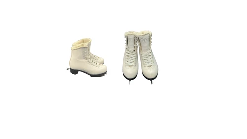 Vist Large View of Product Image Which is Used Jackson CAMEO Girls Figure Skate White Junior 03