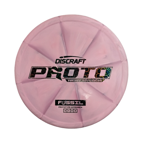 Vist Large View of Product Image Which is Used Discraft RICKY WYSOCKI PROTO Disc Golf Putter Pink 173g