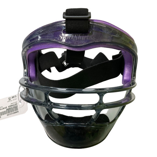 Vist Large View of Product Image Which is Used Defender SPORTSHIELDS BB/SB Fielders Mask Black One Size