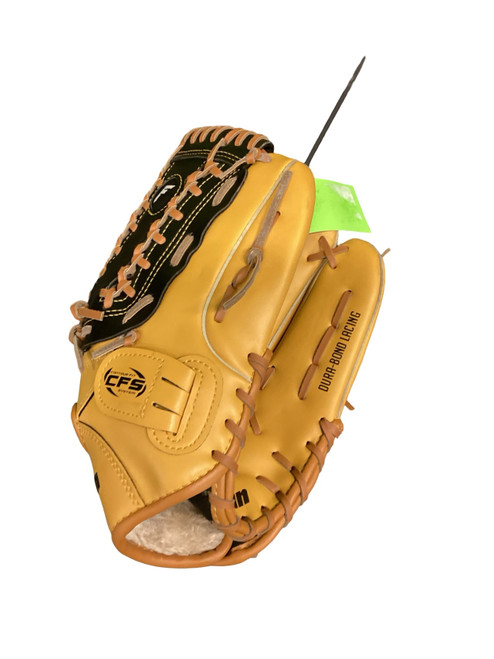 Vist Large View of Product Image Which is Used Franklin FIELDMASTER SERIES BB/SB Glove RH Throw Tan 12"