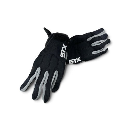 Vist Large View of Product Image Which is Used STX WOMENS LAX GLOVES Lacrosse Gloves Womens Black MD