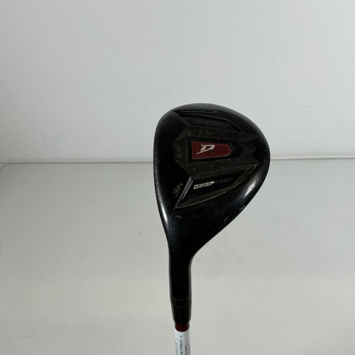 Vist Large View of Product Image Which is Used Wilson MAX X DEEP RED Mens Hybrid Club LH 3 Hybrid
