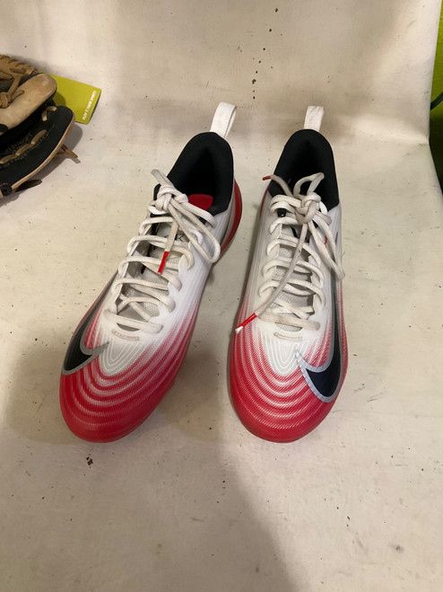 Vist Large View of Product Image Which is Used Nike 8.5 BB CLEAT BB/SB Cleats Red Senior 8.5