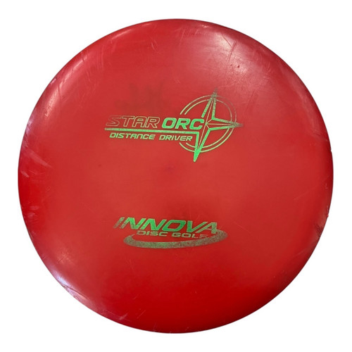 Vist Large View of Product Image Which is Used Innova STAR ORC PFN Disc Golf Driver Red 161g