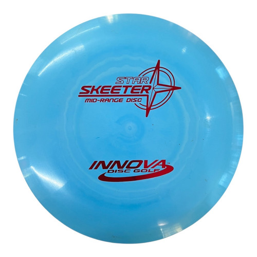 Vist Large View of Product Image Which is Used Innova STAR SKEETER PFN Disc Golf Mid Range Royal Blue 166g