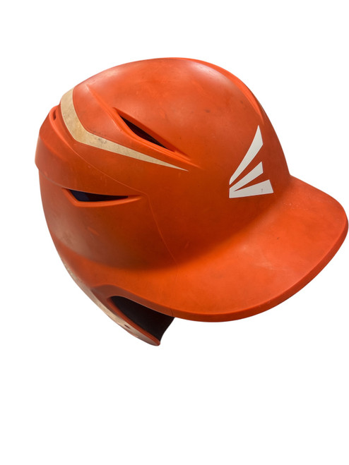 Vist Large View of Product Image Which is Used Easton ELITE HELMET Batting Helmet No Mask Orange One Size