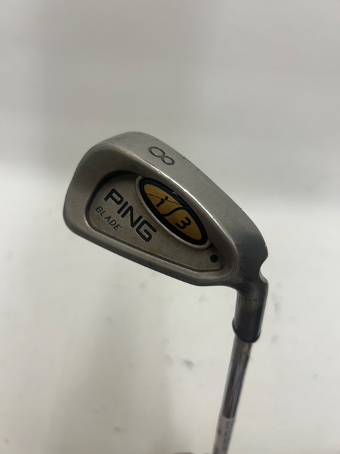Vist Large View of Product Image Which is Used Ping I3 + BLACK DOT Mens Individual Iron RH 8 Iron