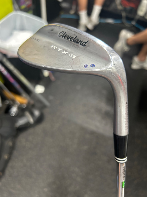 Vist Large View of Product Image Which is Used Cleveland RTX-3 V-MG Golf Wedge Mens RH 64 Degree