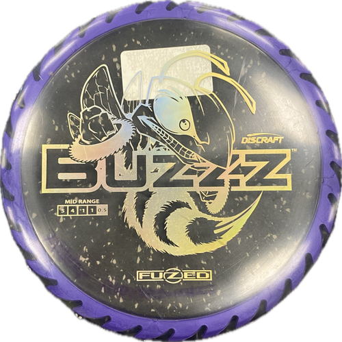 Vist Large View of Product Image Which is Used Discraft BUZZZ Disc Golf Putter Purple