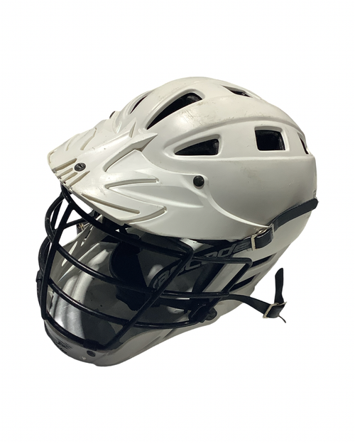 Vist Large View of Product Image Which is Used Cascade CLH2 Lacrosse Helmet White MD