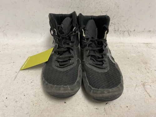Vist Large View of Product Image Which is Used Asics 1081A021 Wrestling Shoes Black Senior 8.5