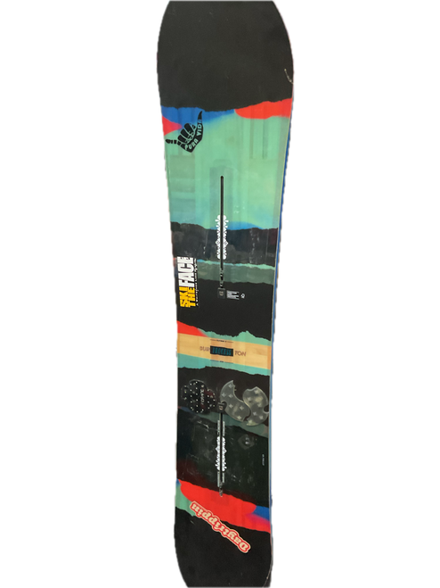 Vist Large View of Product Image Which is Used Burton PROCESS FLYING V 57W Mens Snowboard Only Black 157 cm