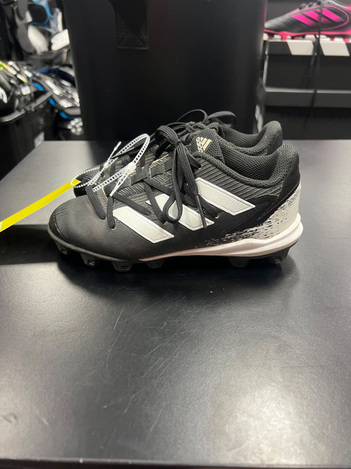 Vist Large View of Product Image Which is Used Adidas ADIZERO BB/SB Cleats Black Junior 02