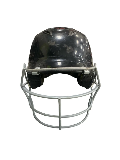 Vist Large View of Product Image Which is Used Under Armour BATTING HELMET Batting Helmet w/Mask Black MD