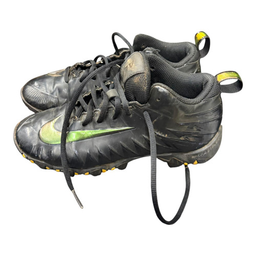Vist Large View of Product Image Which is Used Nike ALPHA MENACE SHARK Jr FB Cleats Black Junior 03