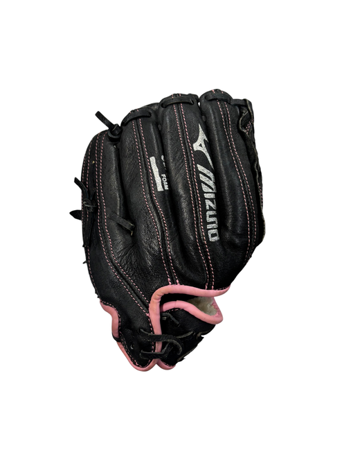Vist Large View of Product Image Which is Used Mizuno GPP1006 BB/SB Glove RH Throw Black 10"