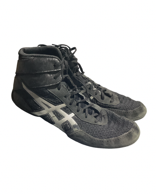 Vist Large View of Product Image Which is Used Asics Wrestling Shoes Black Senior 10