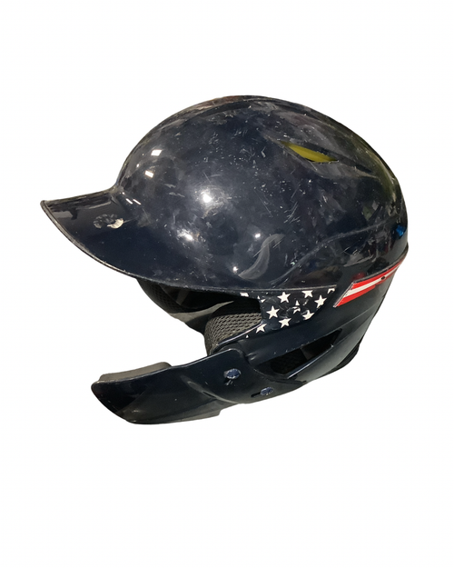 Vist Large View of Product Image Which is Used Under Armour 5 7/8 - 6 3/4 Batting Helmet No Mask Navy Blue XS