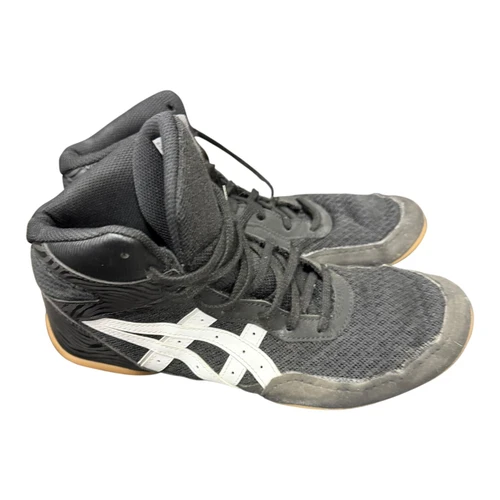 Vist Large View of Product Image Which is Used Asics MATFLEX 7 Wrestling Shoes Black Senior 8.5