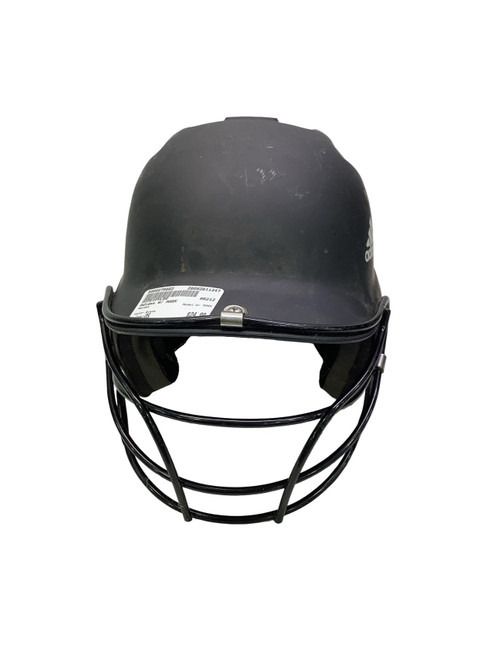 Vist Large View of Product Image Which is Used Adidas W/ MASK Batting Helmet w/Mask Black One Size