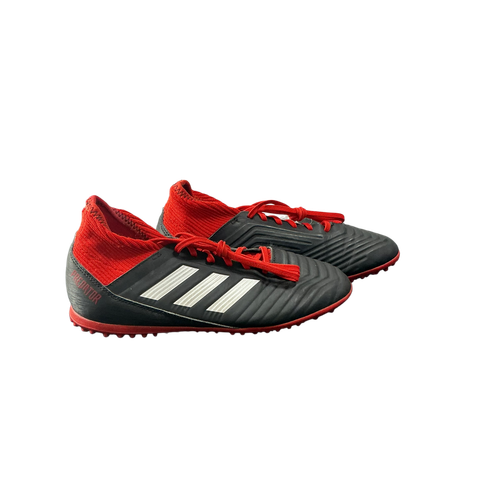 Vist Large View of Product Image Which is Used Adidas Soccer Indoor Shoes Red Junior 05.5