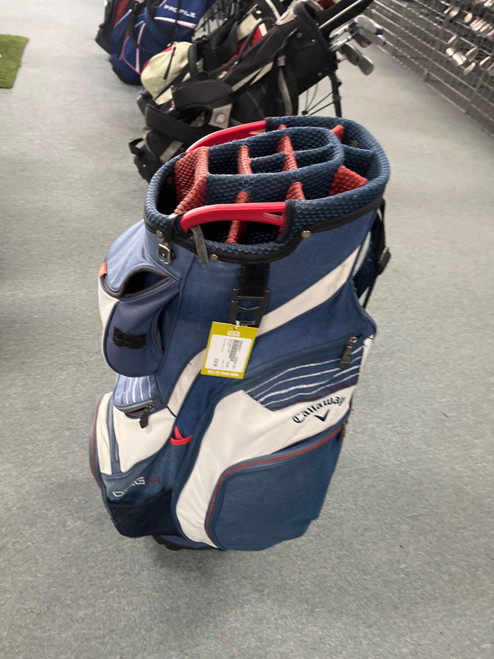 Vist Large View of Product Image Which is Used Callaway 414 Mens Cart Bag Royal Blue
