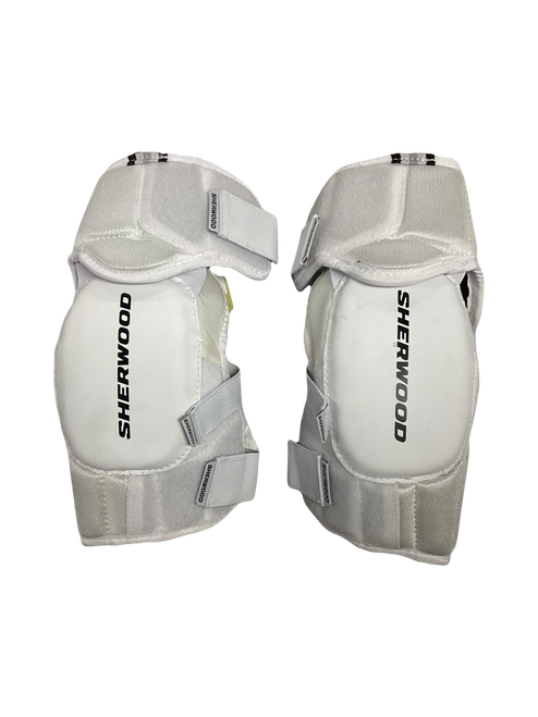 Vist Large View of Product Image Which is Used Sher-wood PMP 5030 Senior Elbow Pads S/M