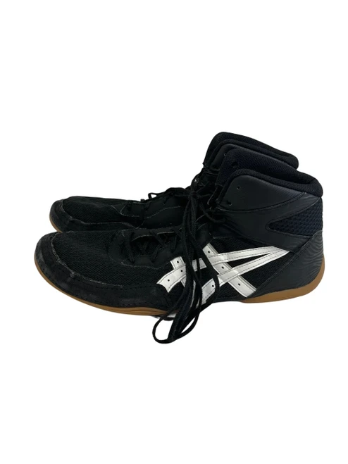 Vist Large View of Product Image Which is Used Asics Matflex Mens 11.5 Wrestling Shoes Black