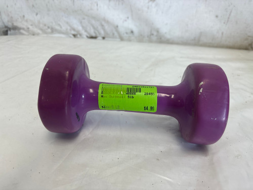 Vist Large View of Product Image Which is Used 5 lb Vinyl Dumbbell