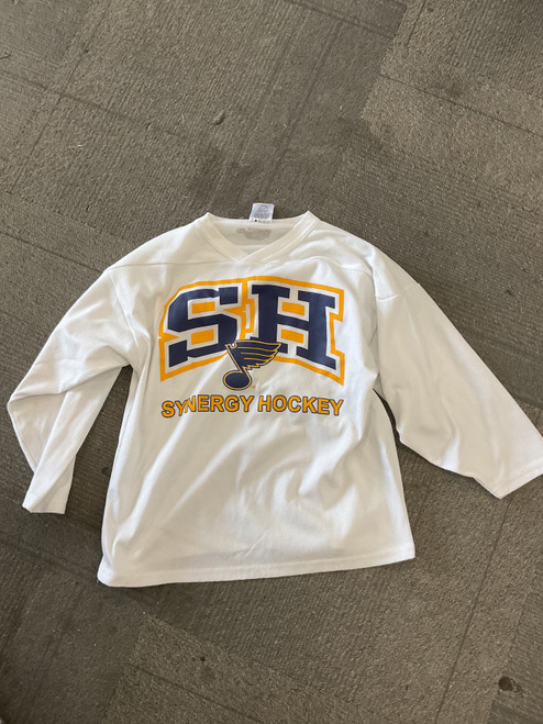Vist Large View of Product Image Which is Used HOCKEY PRACTICE JERSEY Hockey Practice Jersey White MD