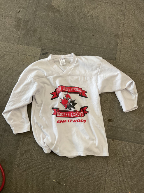 Vist Large View of Product Image Which is Used HOCKEY PRACTICE JERSEY Hockey Practice Jersey White L/XL