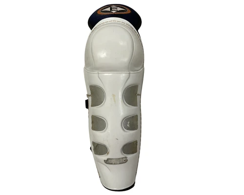 Vist Large View of Product Image Which is Used Easton EASTON Junior Shin Guards White 10"