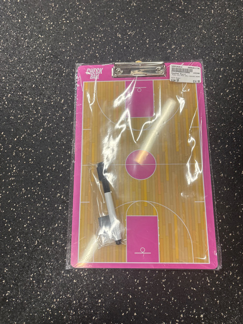 Vist Large View of Product Image Which is Used NIW CHECK BALL COACHES BOARD Basketball Other Brown Senior
