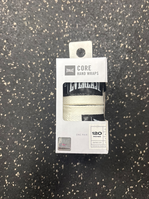 Vist Large View of Product Image Which is Used Everlast NIB CORE HAND WRAPS Boxing Accessory White Adult