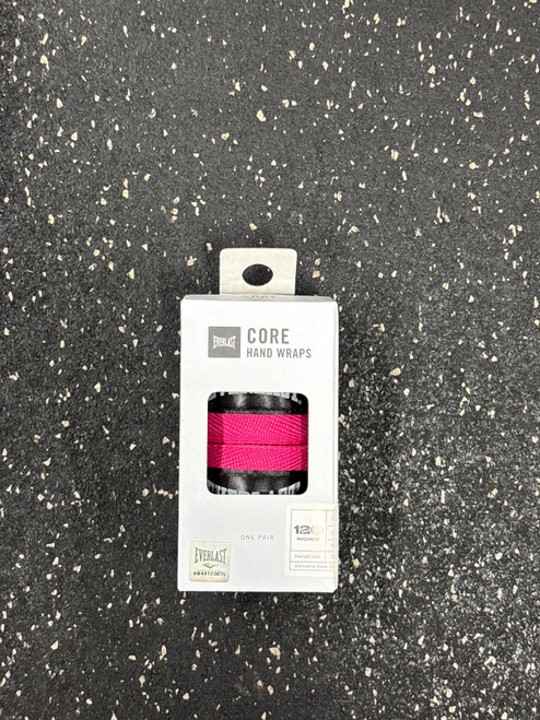 Vist Large View of Product Image Which is Used Everlast NIB CORE HAND WRAPS Boxing Accessory Pink Adult
