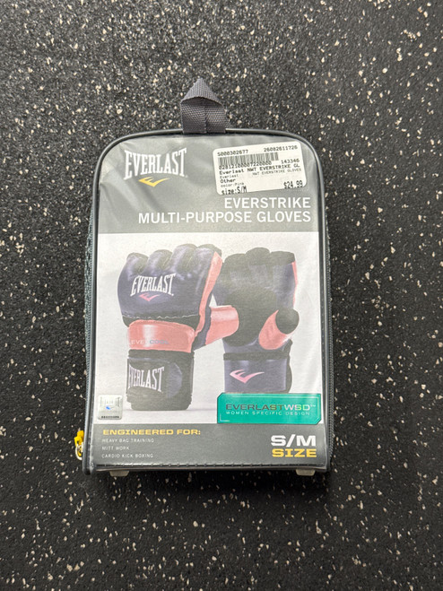 Vist Large View of Product Image Which is Used Everlast NWT EVERSTRIKE GLOVES Heavy Bag Gloves Pink S/M