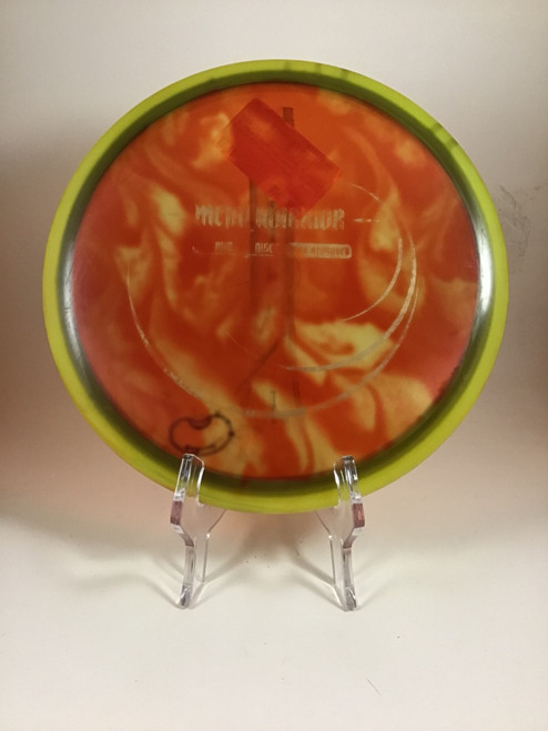 Vist Large View of Product Image Which is Used Innova CHAMPION MID DISC 3 Disc Golf Mid Range Orange 180g