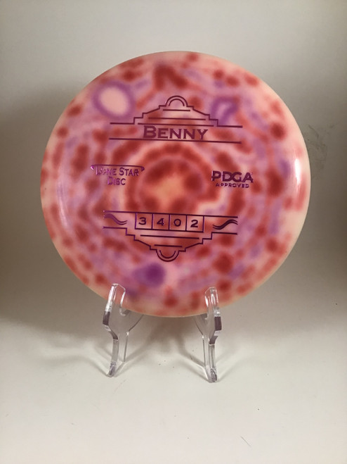 Vist Large View of Product Image Which is Used Lone Star Disc BRAVO BENNY Disc Golf Putter Pink 170g