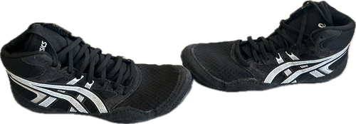 Vist Large View of Product Image Which is Used Asics SNAPDOWN Wrestling Shoes Black Senior 8
