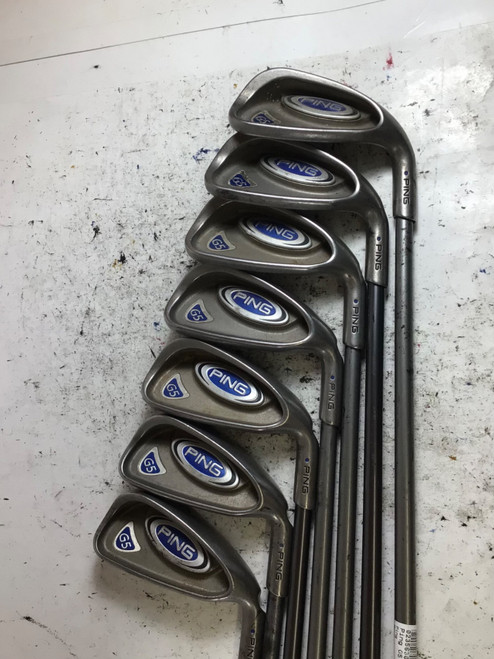 Vist Large View of Product Image Which is Used Ping G5 BLUE DOT Mens Iron Set RH 4I-PW
