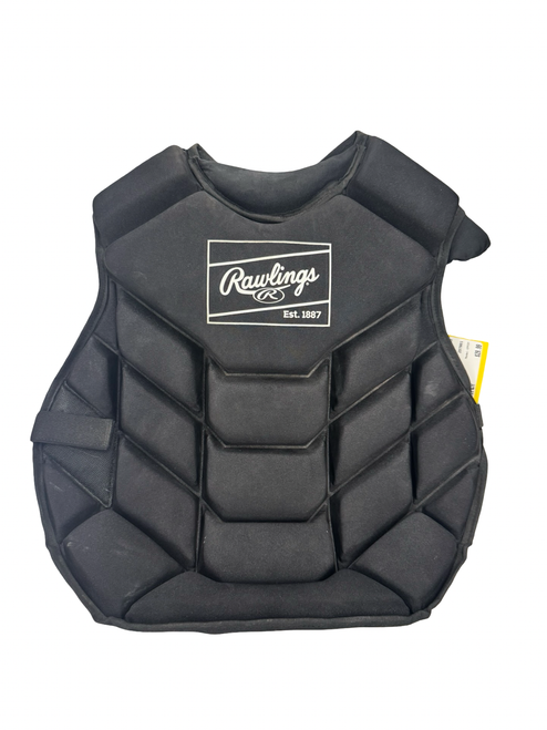 Vist Large View of Product Image Which is Used Rawlings CPP2Y Catchers Chest Protector Black Junior