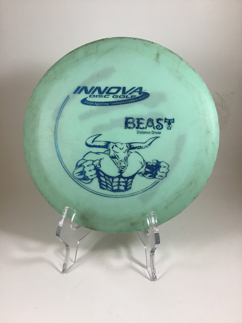 Vist Large View of Product Image Which is Used Innova DX BEAST Disc Golf Driver Green 172g