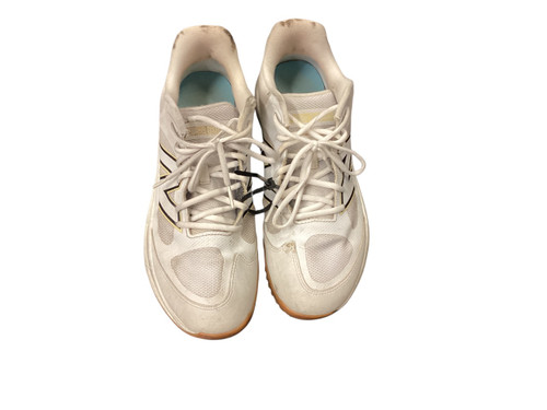 Vist Large View of Product Image Which is Used New Balance TURF CLEATS BB/SB Cleats White Senior 11.5
