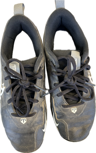 Vist Large View of Product Image Which is Used Nike TROUT Baseball Cleats Black Junior 04