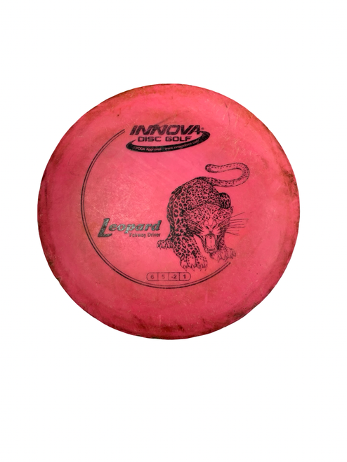 Vist Large View of Product Image Which is Used Innova LEOPARD Disc Golf Driver Pink