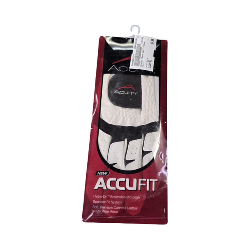 Vist Large View of Product Image Which is Used Acuity Mens Golf Glove White XL