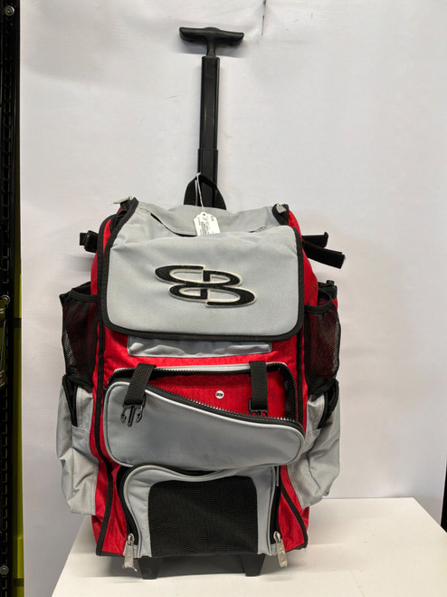 Vist Large View of Product Image Which is Used BoomBah BOOMBAH PULL BAG BB/SB Player Wheeled Bag Red