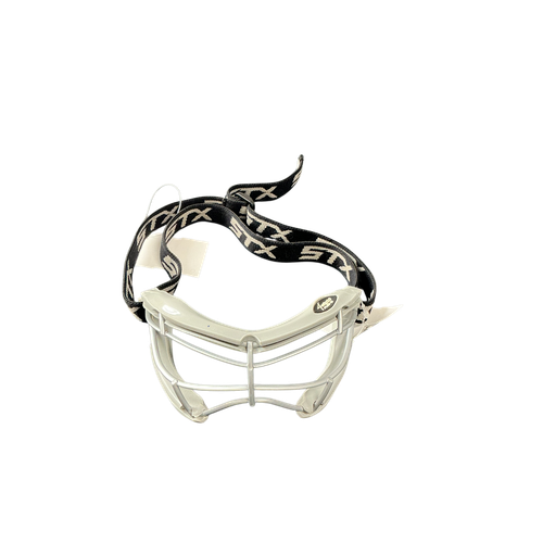 Vist Large View of Product Image Which is Used STX 4SIGHT PLUS Lacrosse Facial Protect Grey Youth