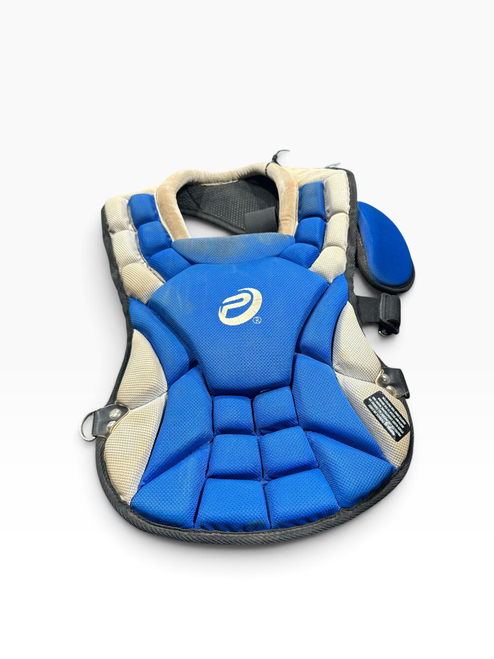 Vist Large View of Product Image Which is Used Pro 9 CHEST PROTECTOR Catchers Chest Protector Royal Blue Youth